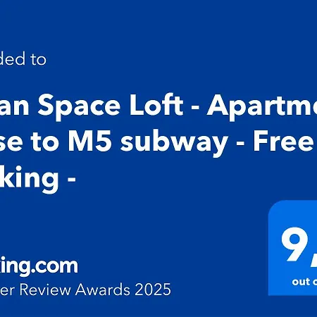 Space Loft - Close To M5 Subway - Free Parking - Sky & Netflix Tv